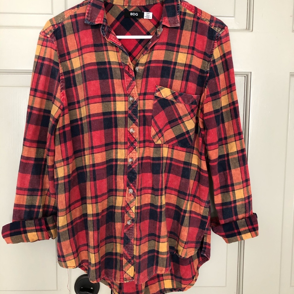BDG autumn color button down